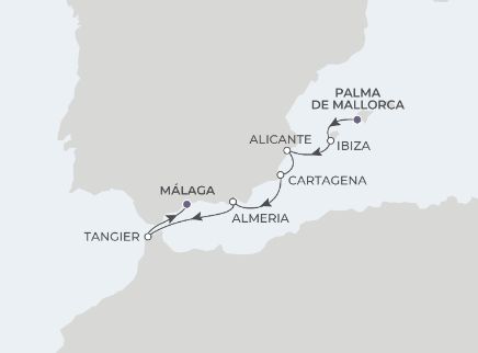 7-Night Palma de Mallorca to Malaga